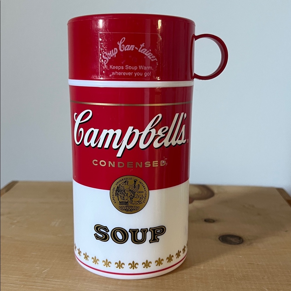 Vintage 70-80’s Campbell's Soup Thermos with mug  🌡️